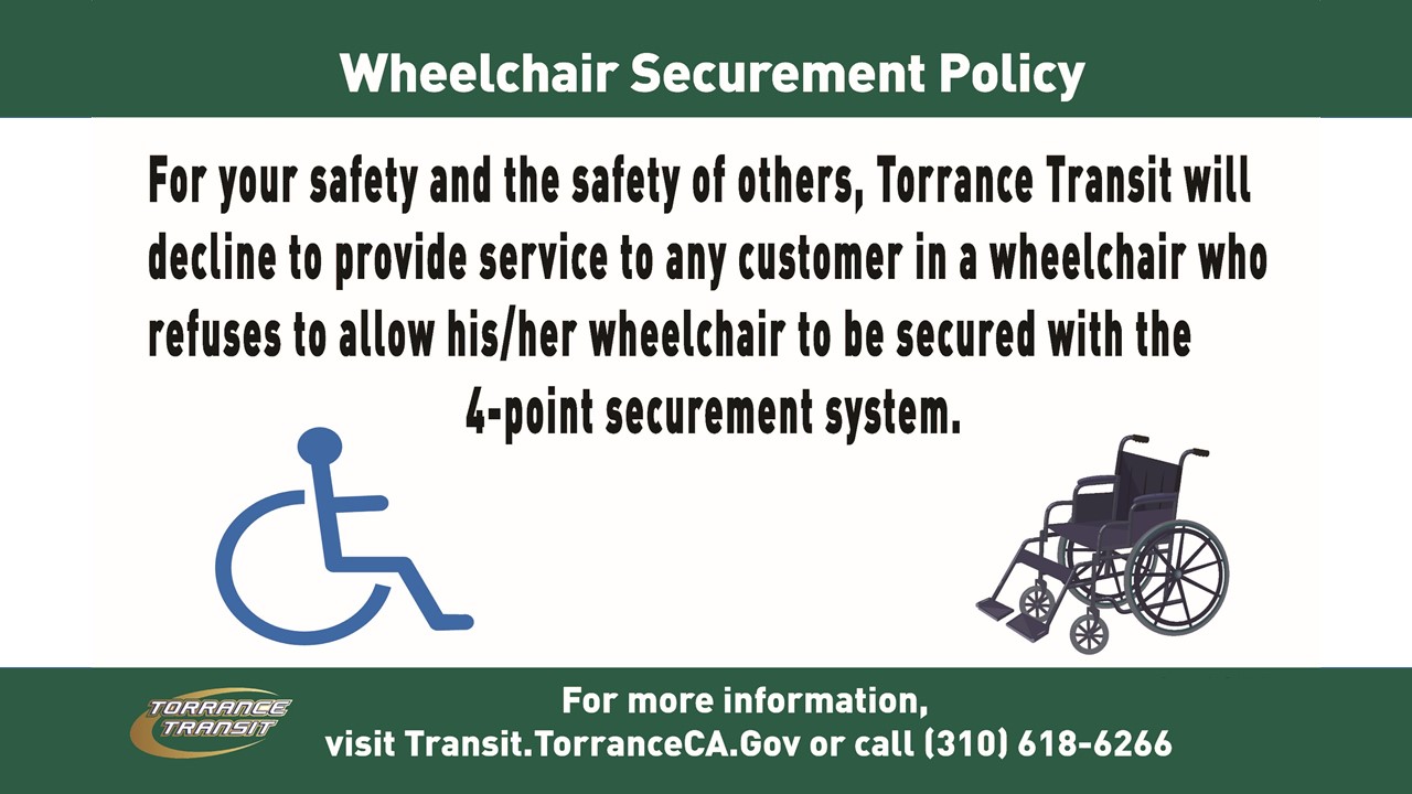 Wheelchair Securement Policy English